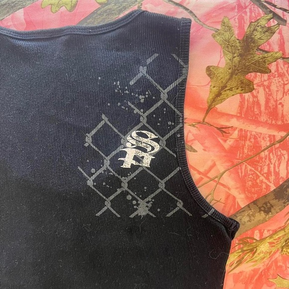 y2k grunge “serious pimp” print tank top - Picture 4 of 8